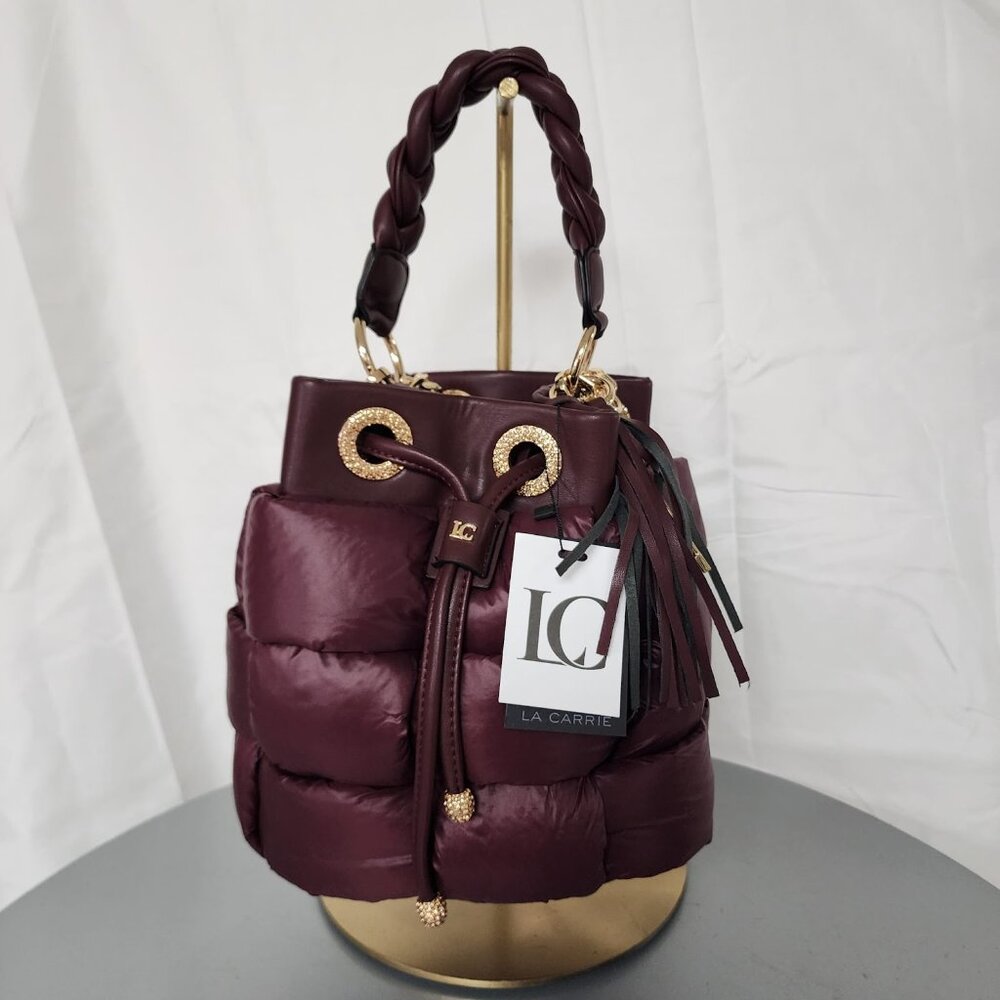La Carrie Women's Stuffed Bucket Bag - (BRAND NEW- NEVER USED)